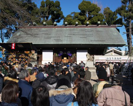 元旦の所澤神明社