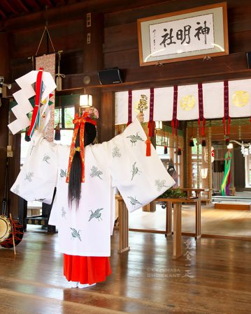 所澤神明社 秋季例祭、前田社中・竹間澤神楽